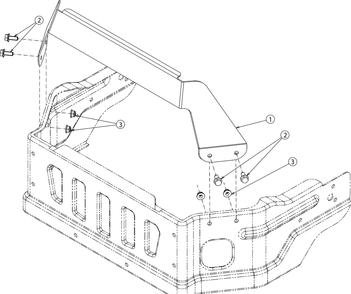 Bumper Diagram and Parts List for Z-FORCELX54KW (17AIDAUC010)(2018) Cub Cadet Lawn Tractor